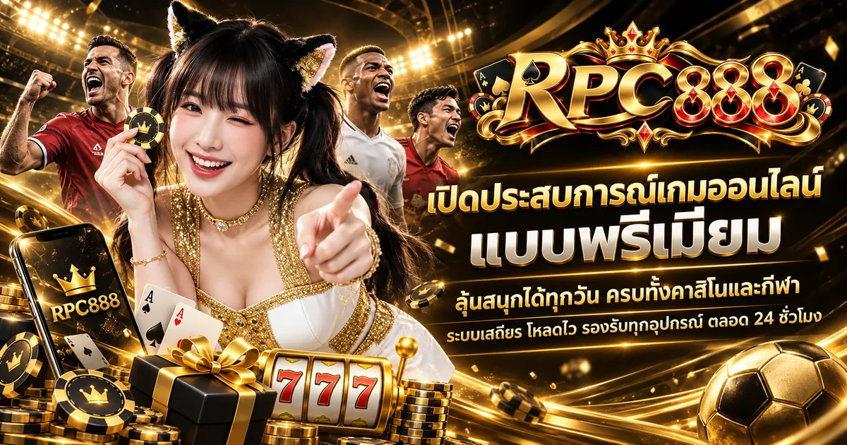 rpc888 เครดิตฟรี เล่นคุ้มบน rpc888.click พร้อมโค้ดล่าสุด 2026
